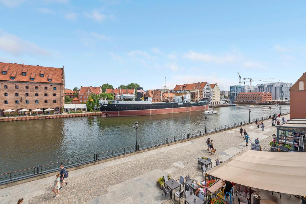 Magical River View By Downtown Apartments Gdańsk Exteriör bild