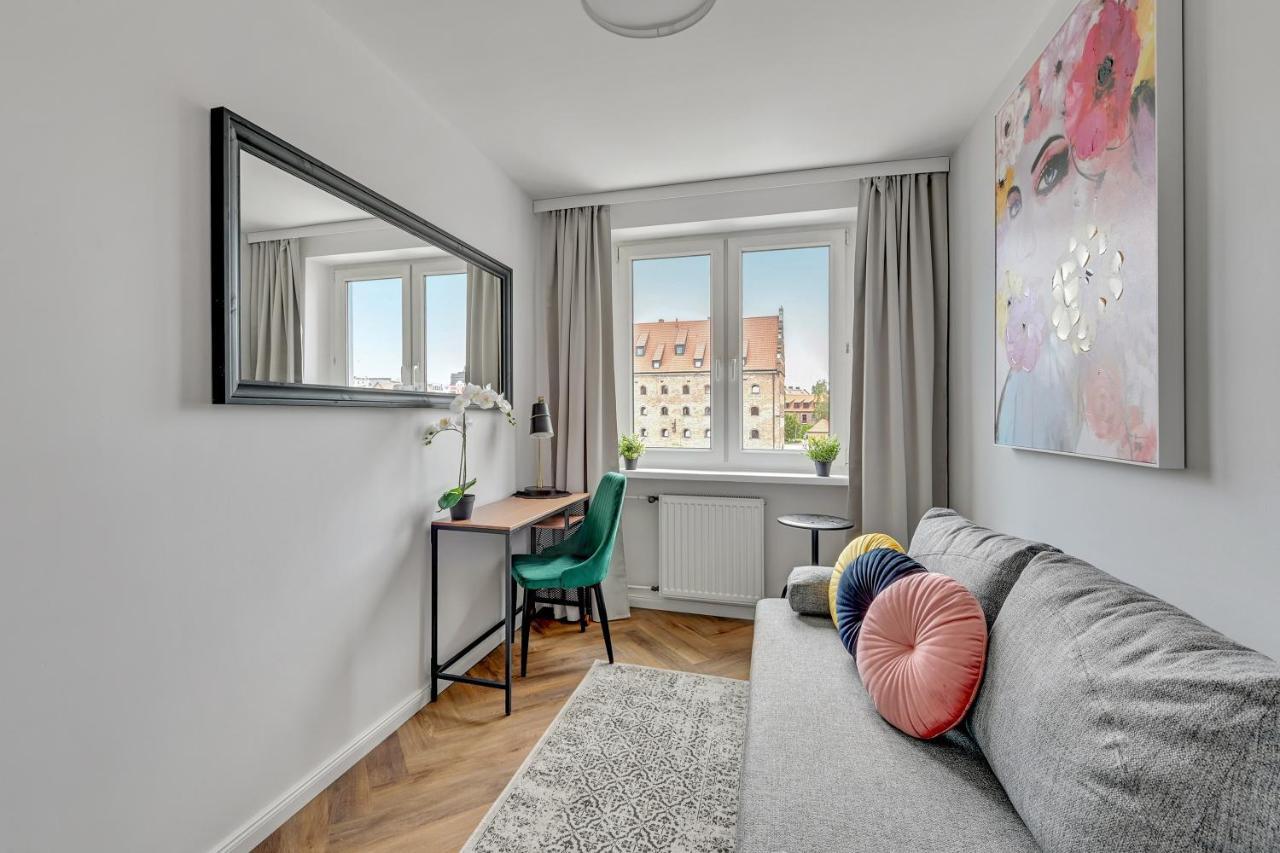 Magical River View By Downtown Apartments Gdańsk Exteriör bild