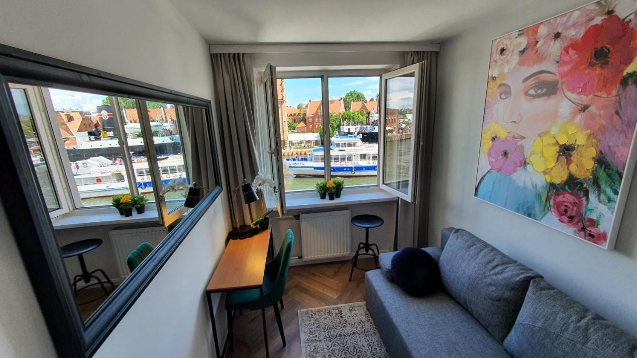Magical River View By Downtown Apartments Gdańsk Exteriör bild