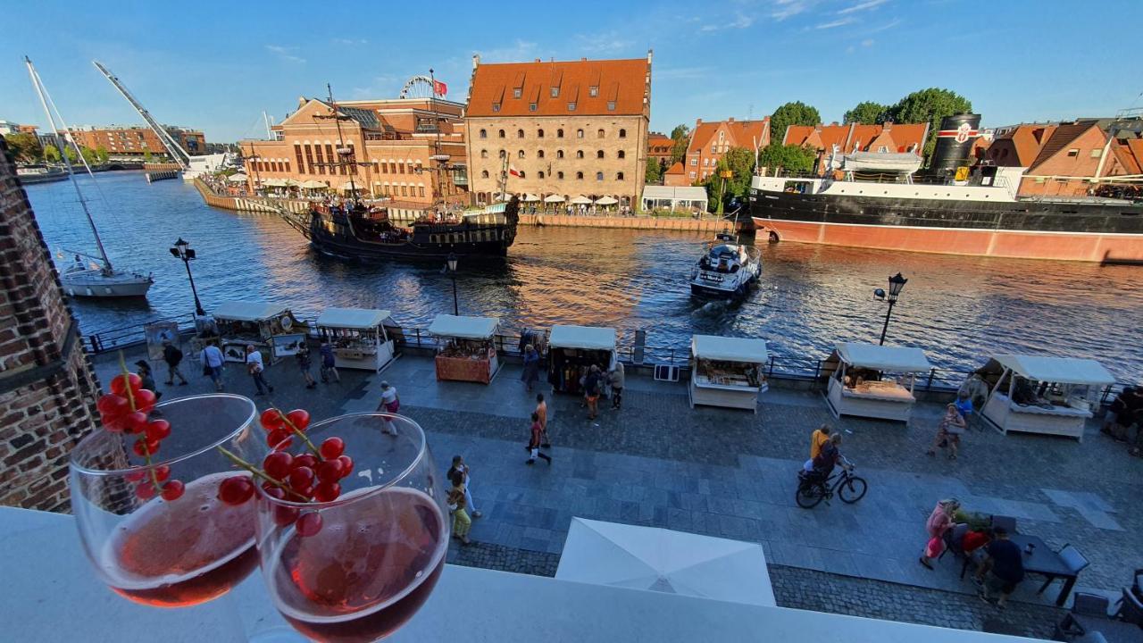 Magical River View By Downtown Apartments Gdańsk Exteriör bild