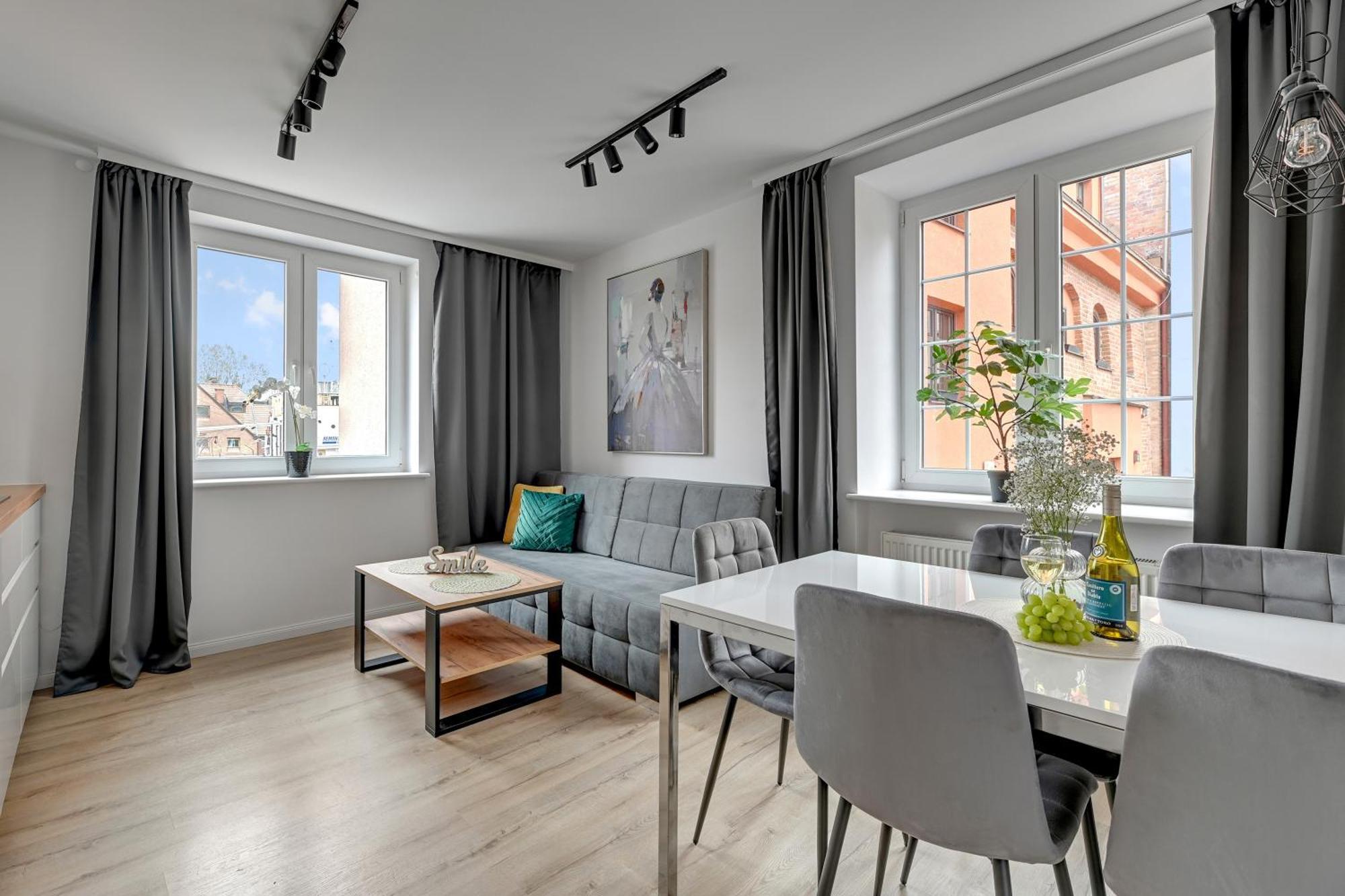 Magical River View By Downtown Apartments Gdańsk Exteriör bild