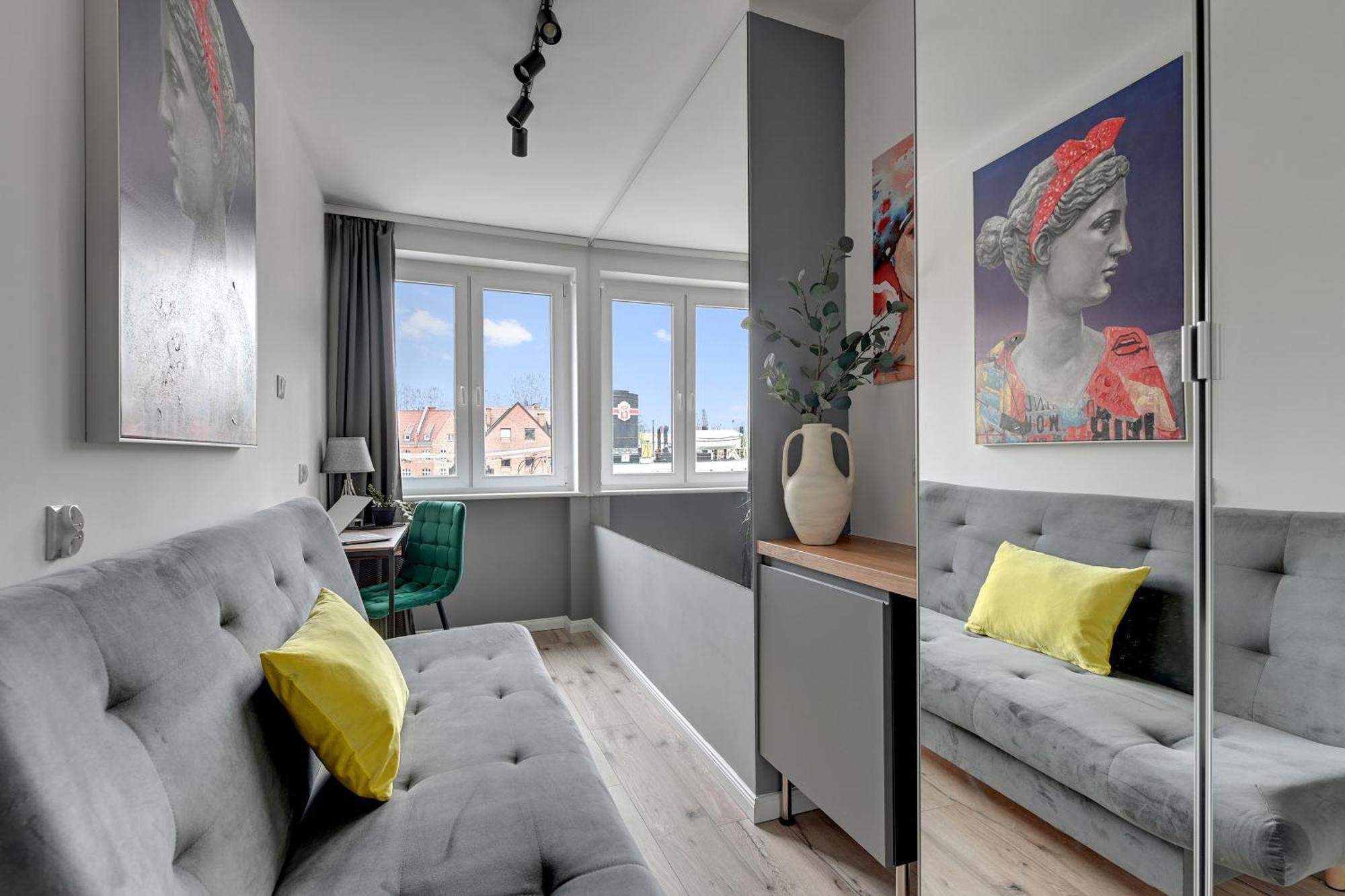 Magical River View By Downtown Apartments Gdańsk Rum bild