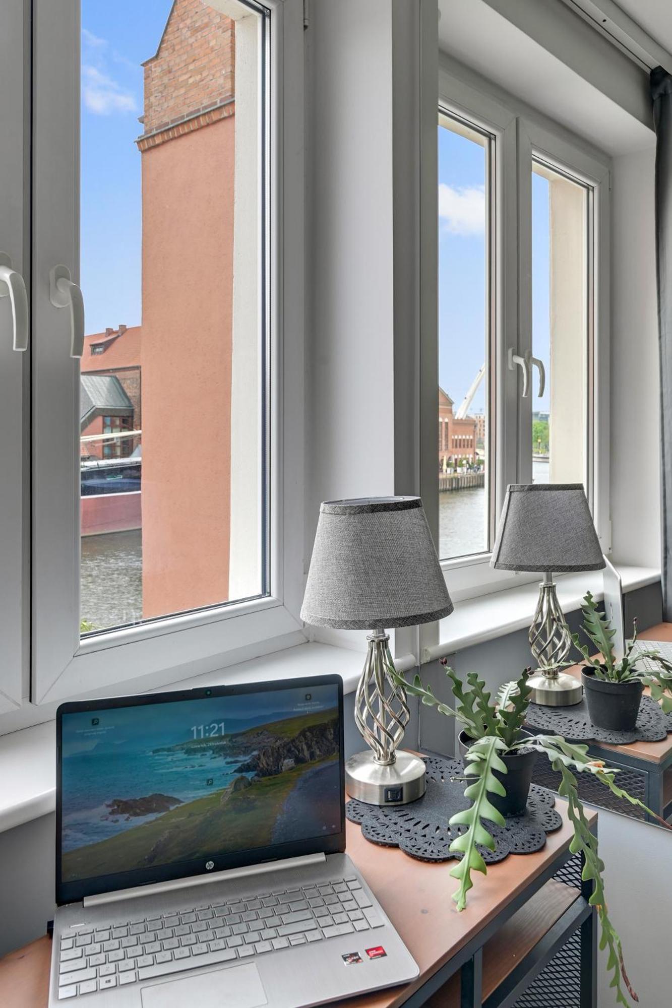 Magical River View By Downtown Apartments Gdańsk Rum bild